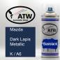 Preview: Mazda, Dark Lapis Metallic, K / A6: 400ml Sprühdose, von ATW Autoteile West.